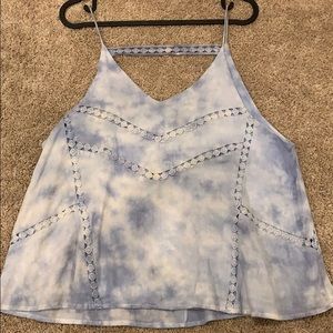 NWOT Open back Tank top
